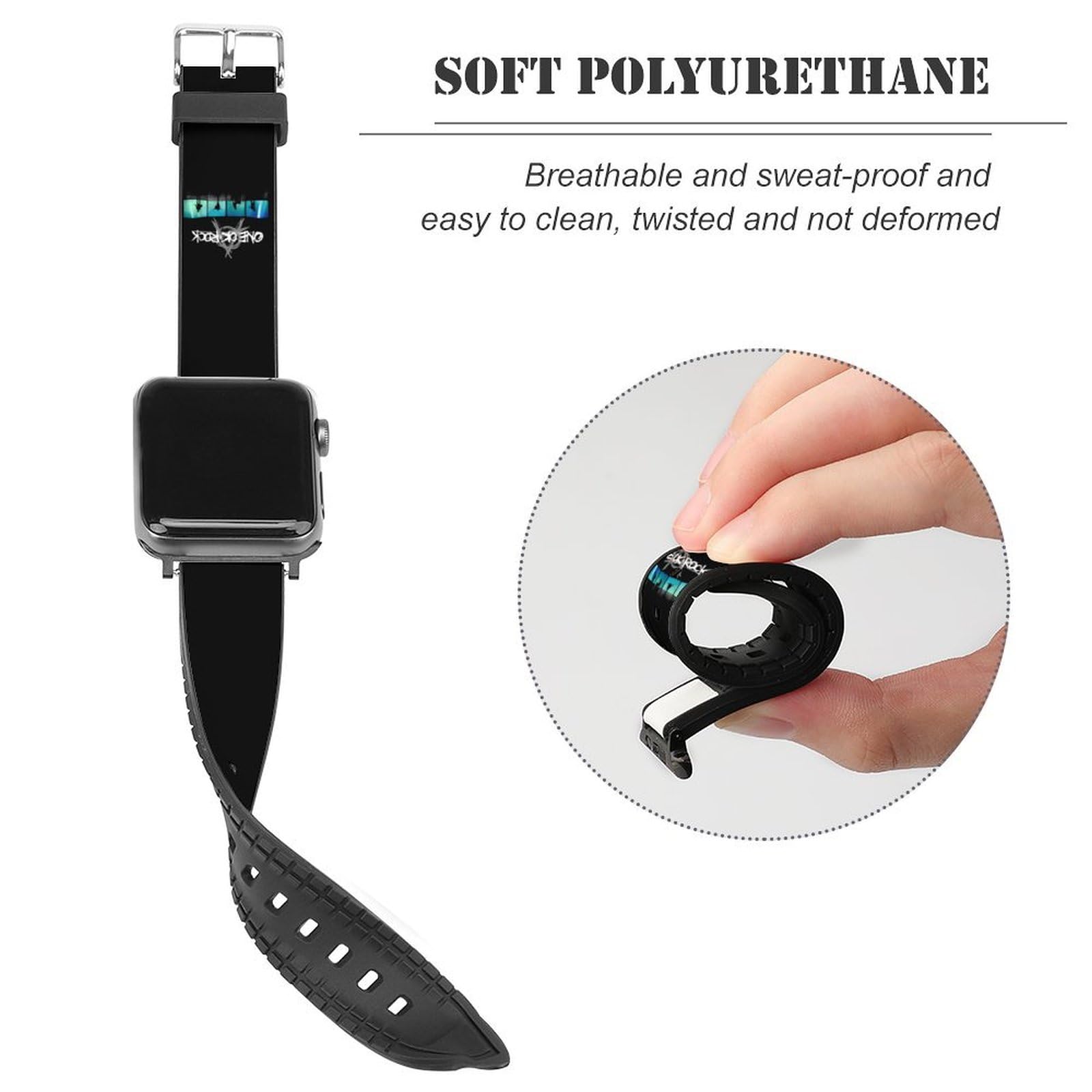 Amazon.co.jp: ワンオクロック ONE OK ROCK Apple Watch バンド